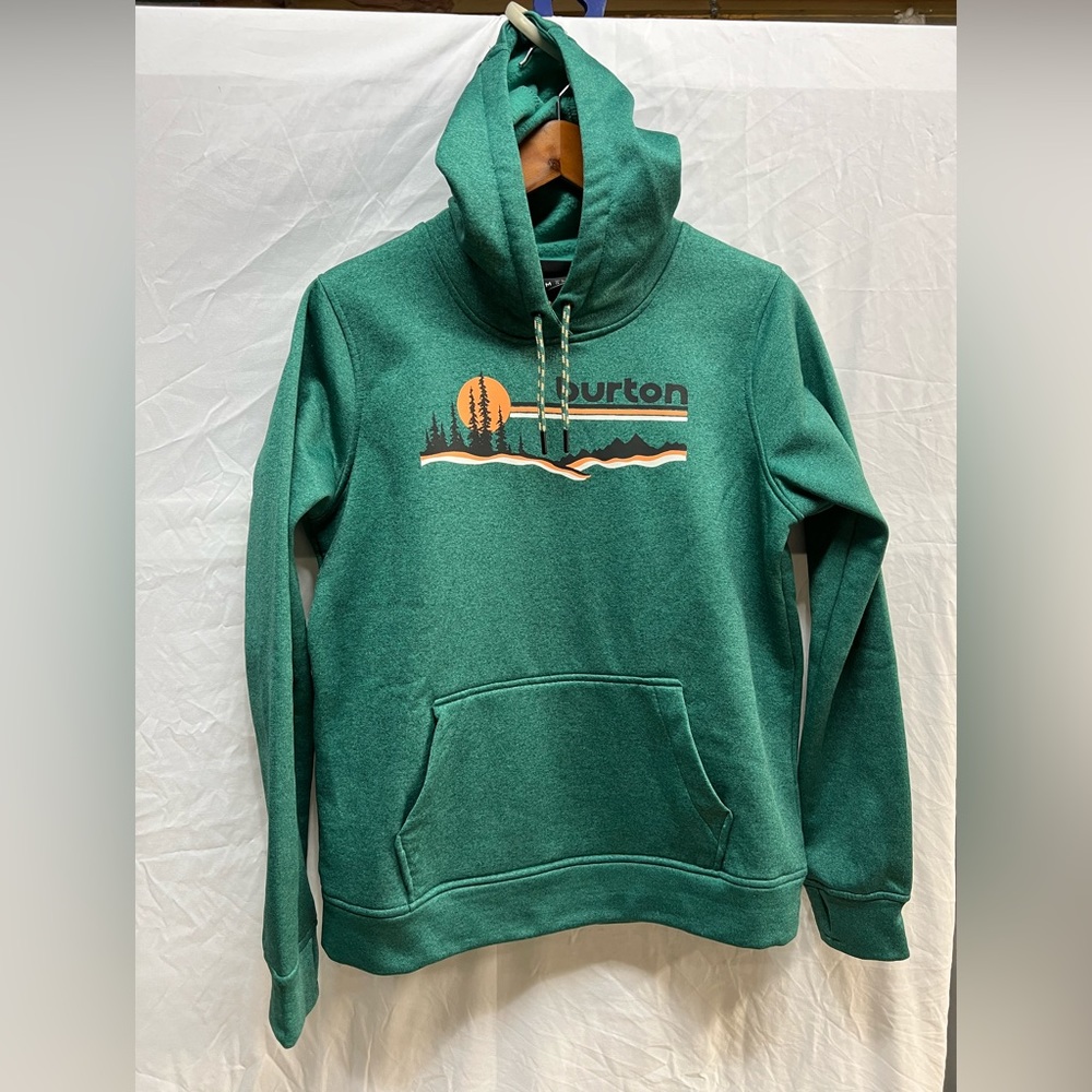 NWOT Burton greenish-teal Oak Pullover
Technical Hiking Hoodie Sweatshirt